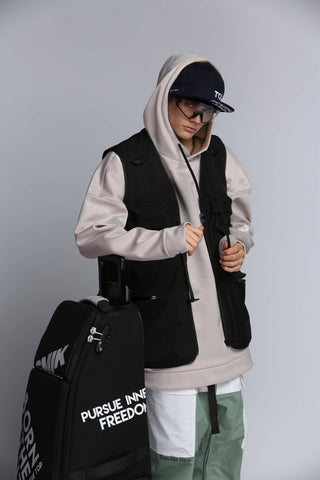 Tolasmik x Banana Hook Ink Black Waistcoat - RAKU-Snowsports