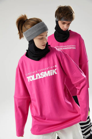 Tolasmik QUICK-DRY Sweatshirt - Pink Seris - RAKU-Snowsports