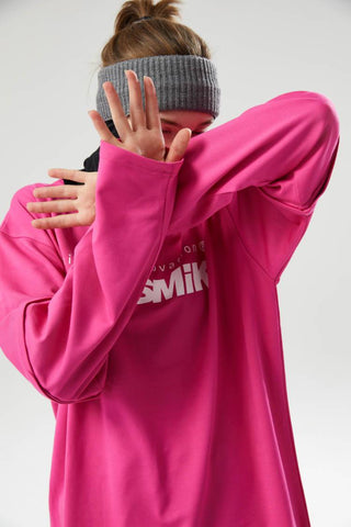Tolasmik QUICK-DRY Sweatshirt - Pink Seris - RAKU-Snowsports