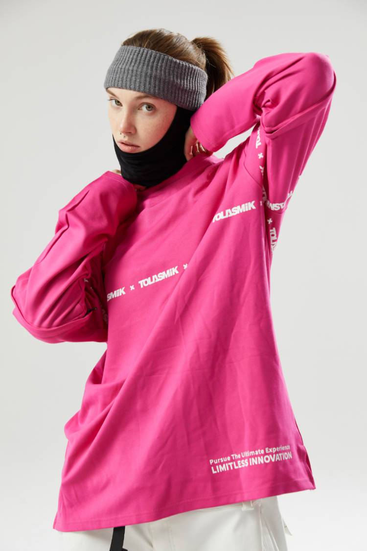 Tolasmik QUICK-DRY Sweatshirt - Pink Seris - RAKU-Snowsports