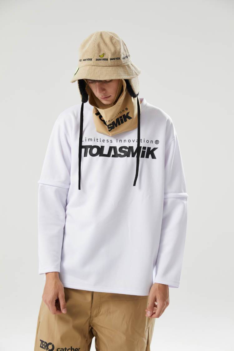 Tolasmik QUICK-DRY Sweatshirt - White Seris - RAKU-Snowsports