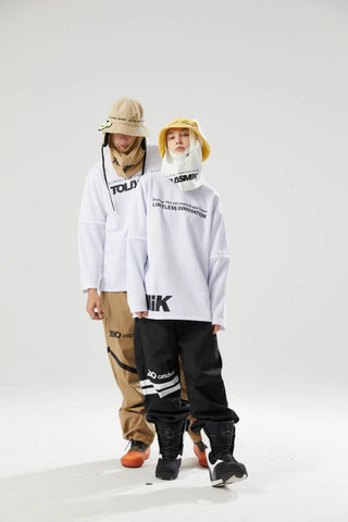 Tolasmik QUICK-DRY Sweatshirt - White Seris - RAKU-Snowsports