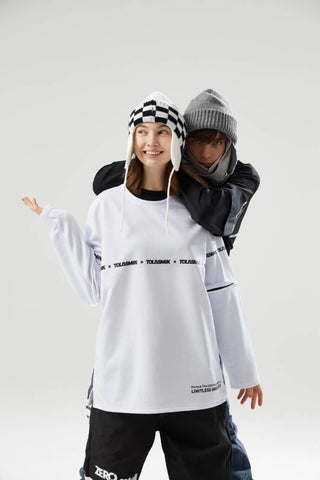 Tolasmik QUICK-DRY Sweatshirt - White Seris - RAKU-Snowsports