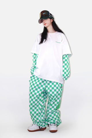 Molocoster Chess Pattern Snow Suit