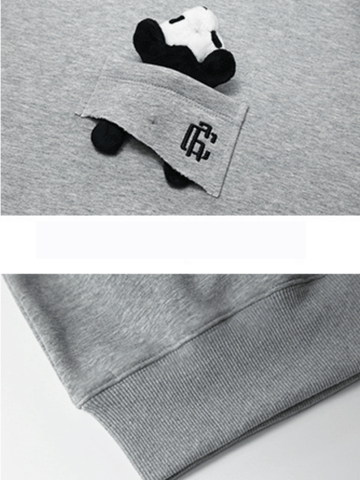 RenChill Panda Fleece Hoodie