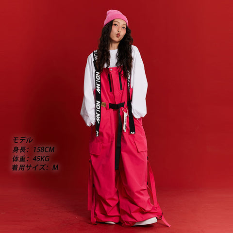 NO1NW Puffy strappy bib pants - RAKU-Snowsports