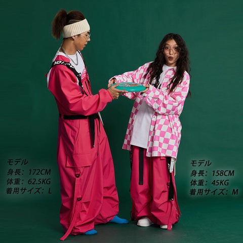 NO1NW Puffy strappy bib pants - RAKU-Snowsports