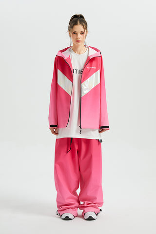 Positibeety 3L gradient color snow jacket unisex - RAKU-Snowsports