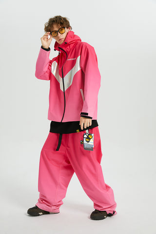 Positibeety 3L gradient color snow pants unisex - RAKU-Snowsports
