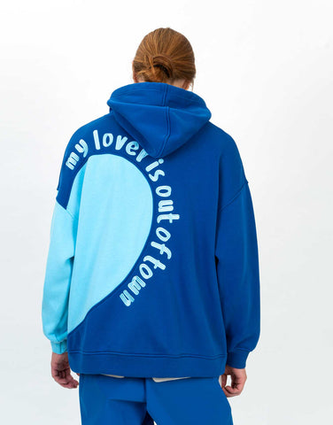 Hoodie Water Resistant Lover Blue