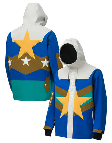 Jacket Waterproof A Star Born Blue