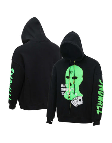 Hoodie Water Resistant ak457 Black