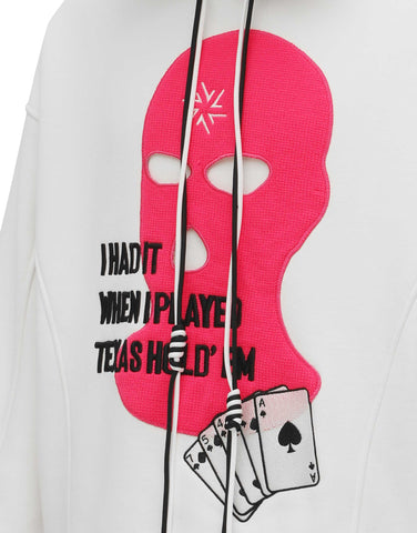 Hoodie Water Resistant ak457 White