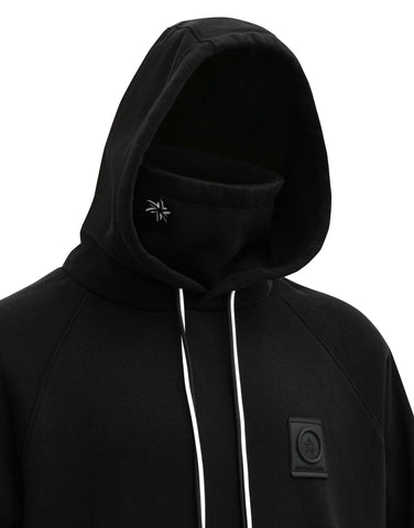 Hoodie Water Resistant Crew White