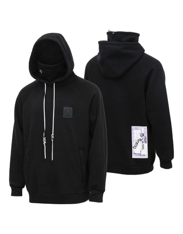 Hoodie Water Resistant Crew Black