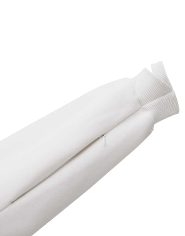 Hoodie Water Resistant Crew White