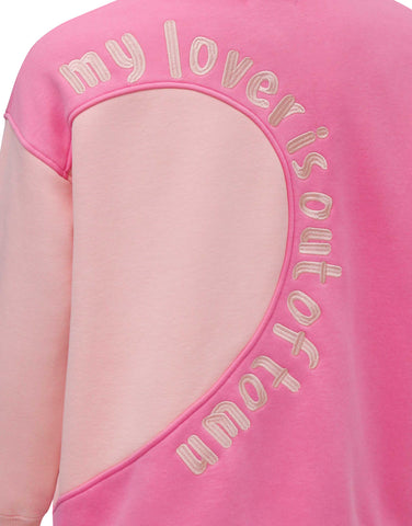 Hoodie Water Resistant Lover Pink