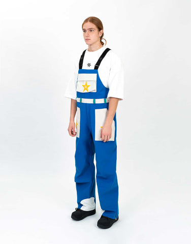 Bib Pants Waterproof A Star Born Blue