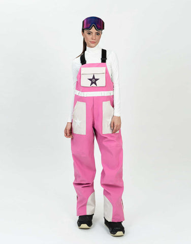 Bib Pants Waterproof A Star Born Pink