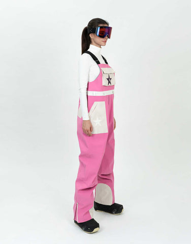 Bib Pants Waterproof A Star Born Pink