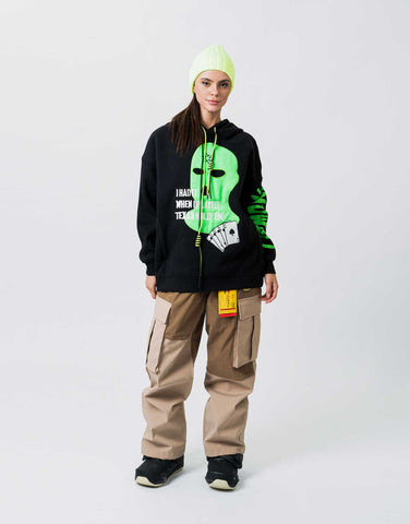 Hoodie Water Resistant ak457 Black