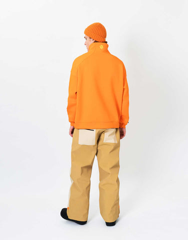 Hoodie Water Resistant Inside Orange