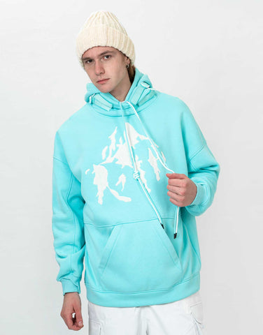 Hoodie Water Resistant Mountain Green Mint