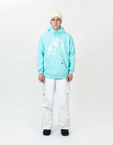 Hoodie Water Resistant Mountain Green Mint