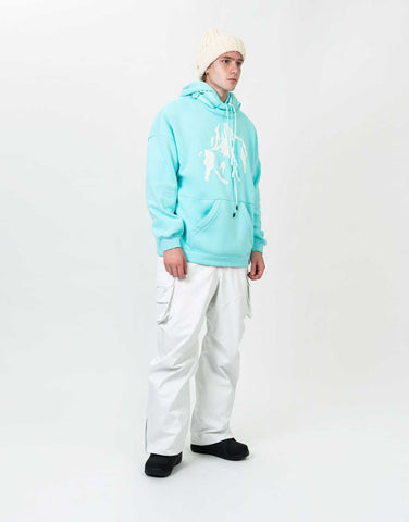 Hoodie Water Resistant Mountain Green Mint