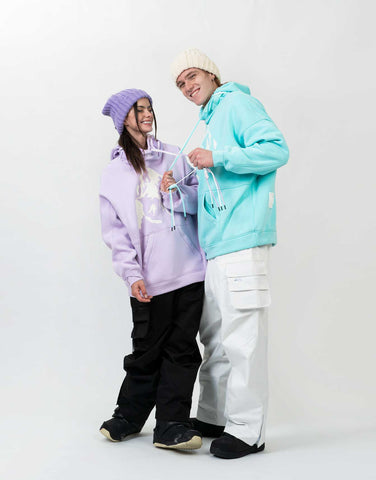 Hoodie Water Resistant Mountain Purple Light