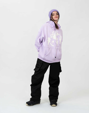 Hoodie Water Resistant Mountain Purple Light