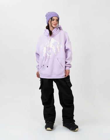 Hoodie Water Resistant Mountain Purple Light