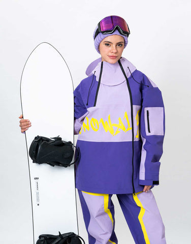 Jacket Waterproof Readygo Purple Multicolor
